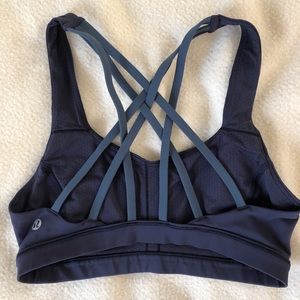 Blue Lululemon Sport Bra